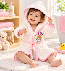 Premium Extra-Soft Fluffy Baby Bathrobe – Cozy, Absorbent & Gentle on Baby’s Skin