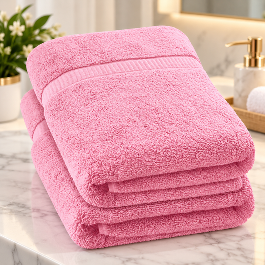 Premium Cotton Bath Towel – Ultra Soft, Highly Absorbent & Quick-Dry Bathroom Towel