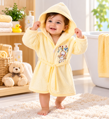 Premium Extra-Soft Fluffy Baby Bathrobe – Cozy, Absorbent & Gentle on Baby’s Skin