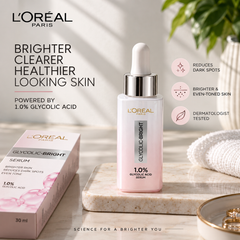 L'Oréal Paris Glycolic Bright Instant Glowing Serum 30ml | Dark Spot & Skin Brightening Serum